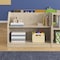 Flash Furniture Bright Beginnings Commercial Grade Modular 2 Shelf Wooden Classroom Display Shelf, Natural MK-KE19226-GG - alternate 10